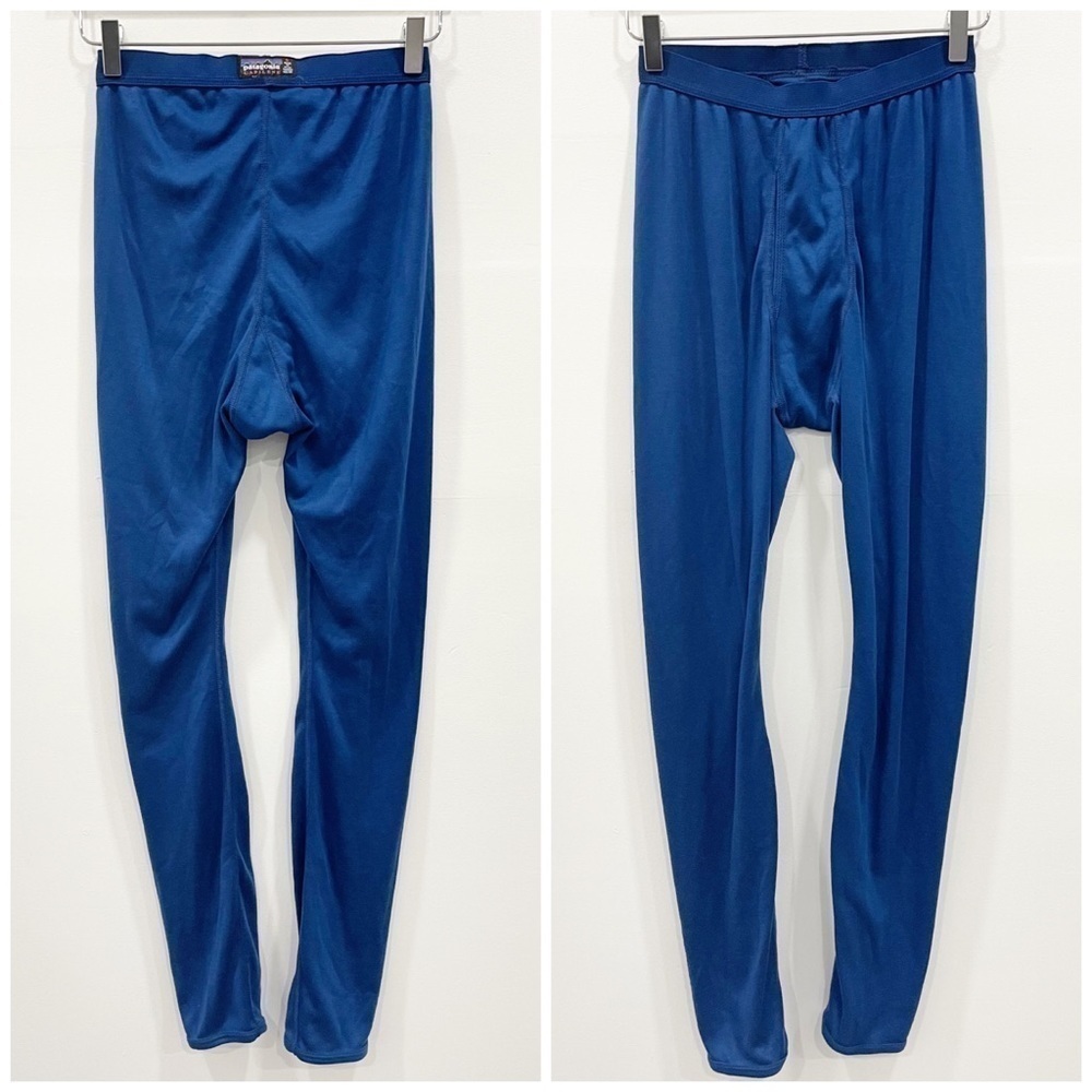 Vintage Patagonia Capilene Long Underwear Pants Blue Baselayer Spring ‘97